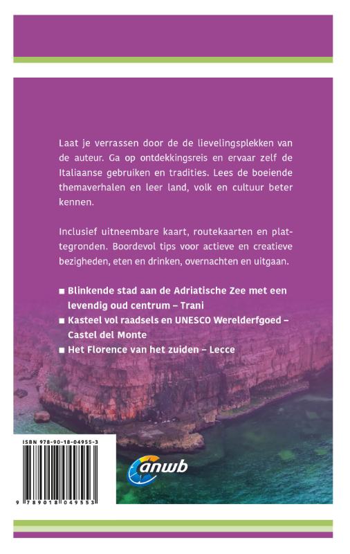ANWB Ontdek reisgids - Puglia achterkant