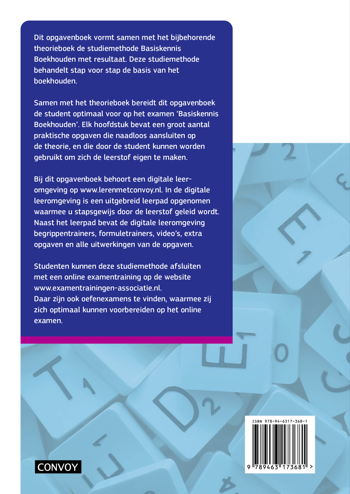 5e druk / Basiskennis Boekhouden met resultaat / Opgavenboek achterkant