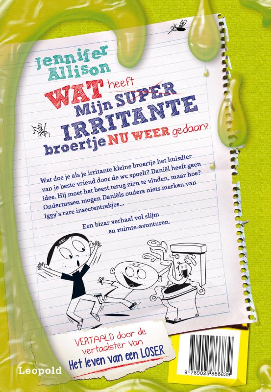 Wat heeft mijn superirritante broertje nu weer gedaan? achterkant