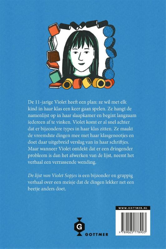 De lijst van Violet Sopjes achterkant