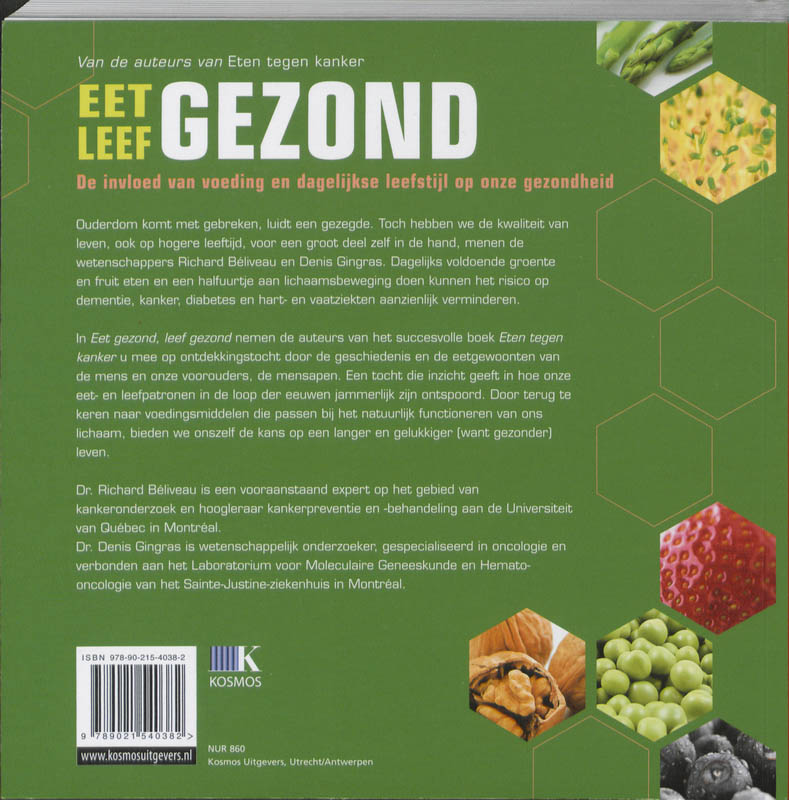 Eet Gezond, Leef Gezond achterkant