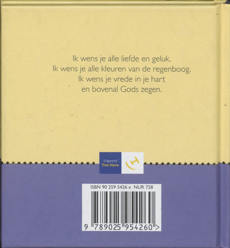 Ik wens je alle liefde en geluk set 5 ex achterkant
