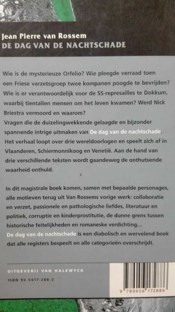 Dag van de nachtschade achterkant