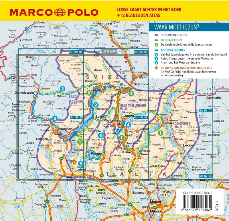 Italiaanse meren / Marco Polo achterkant