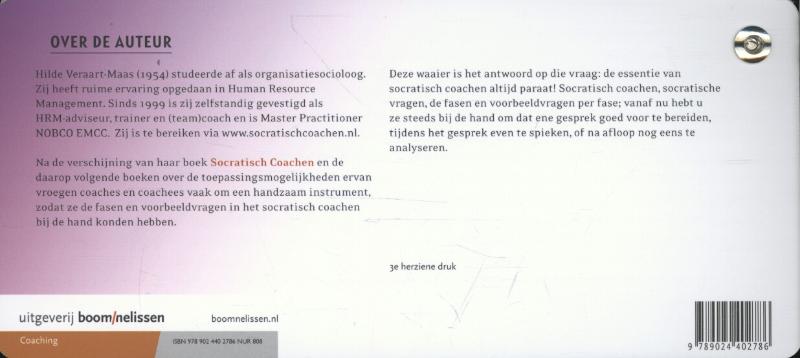 Socratisch coachen achterkant
