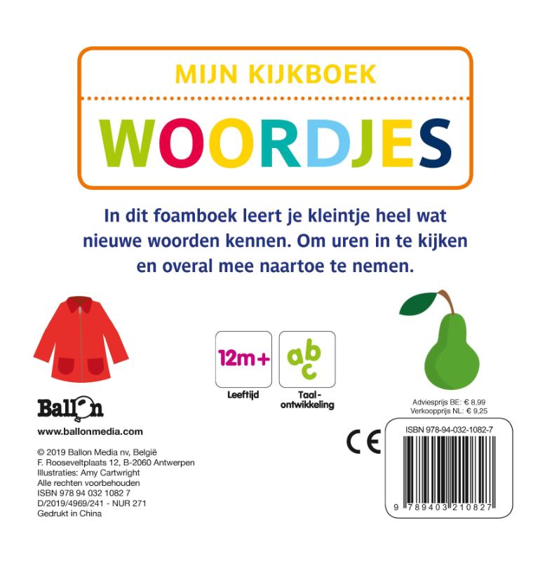 Mijn kijkboek  -   Woordjes achterkant