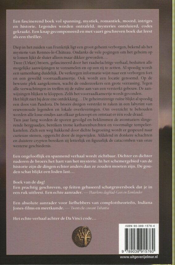 Zoektocht naar de heilige graal en Zoektocht naar de heilige graal en achterkant