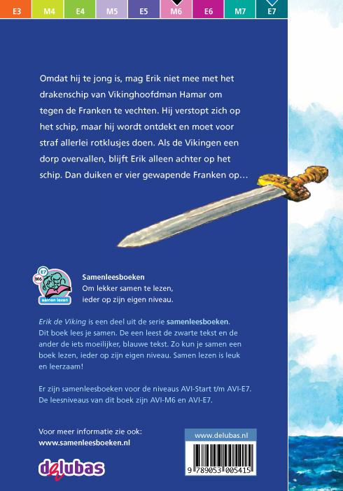 Erik de Viking / Samenleesboeken achterkant