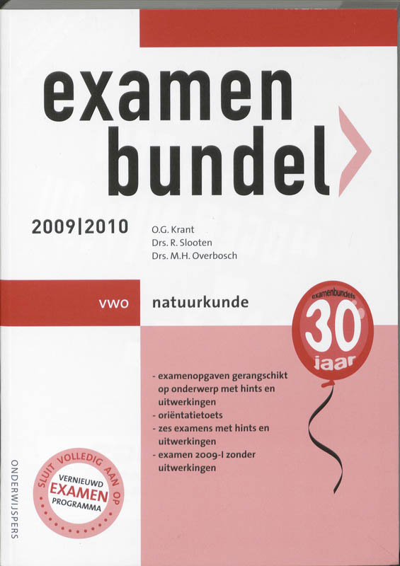 O.G. Krant Examenbundel Natuurkunde Vwo 2009/2010