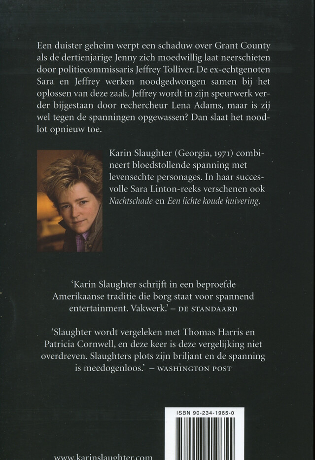 Zoenoffer / Sara Linton achterkant
