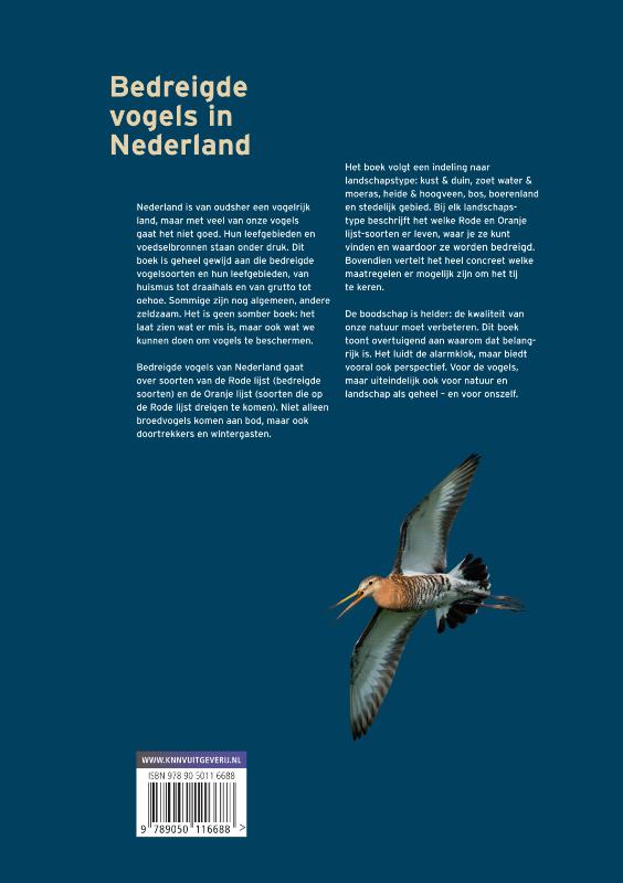 Bedreigde vogels in Nederland achterkant