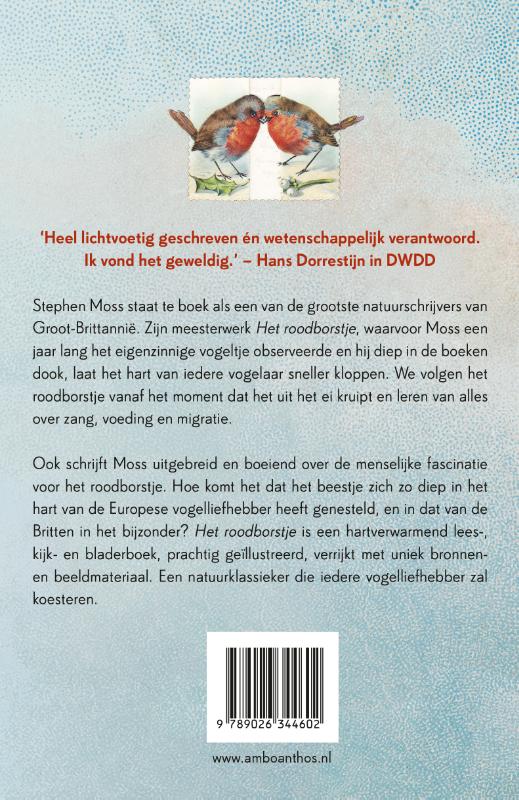 Het roodborstje Het roodborstje achterkant
