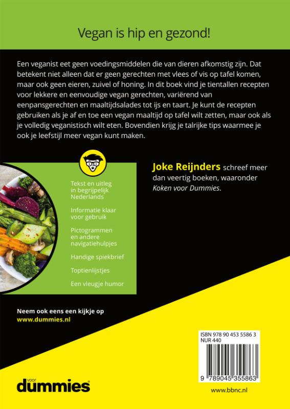 Vegan voor dummies achterkant