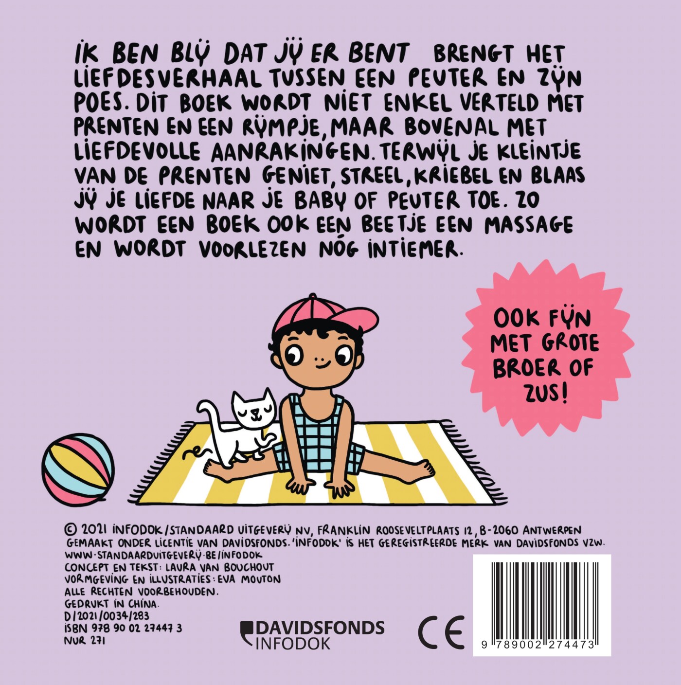 Ik ben blij dat jij er bent / Hey baby achterkant