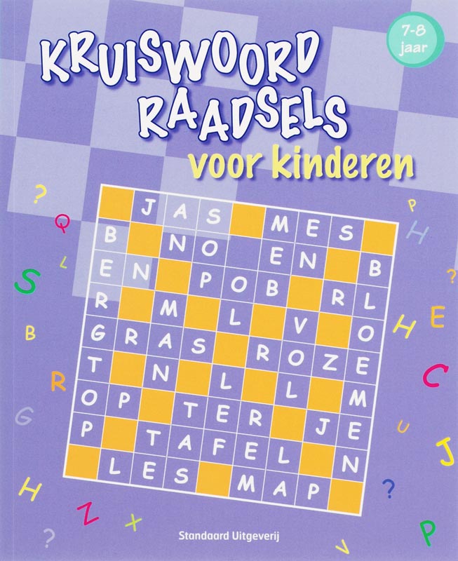 Kruiswoordraadsels voor kinderen 7-8 jaar