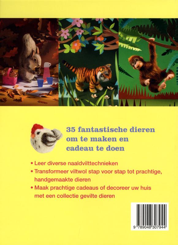 Naaldviltdieren achterkant