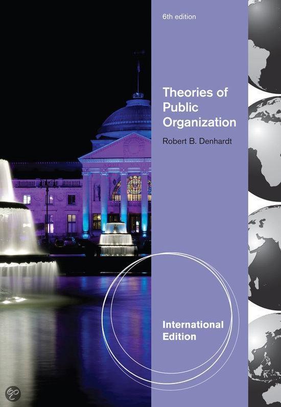 Theories of Public Organization, International Edition