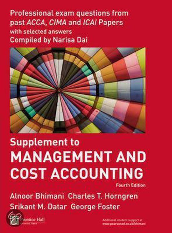Management And Cost Accounting Professional Questions