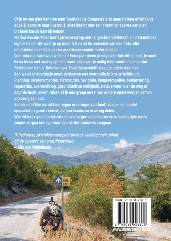 Handboek voor vakantiefietsers achterkant