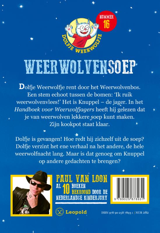 Weerwolvensoep / Dolfje Weerwolfje achterkant