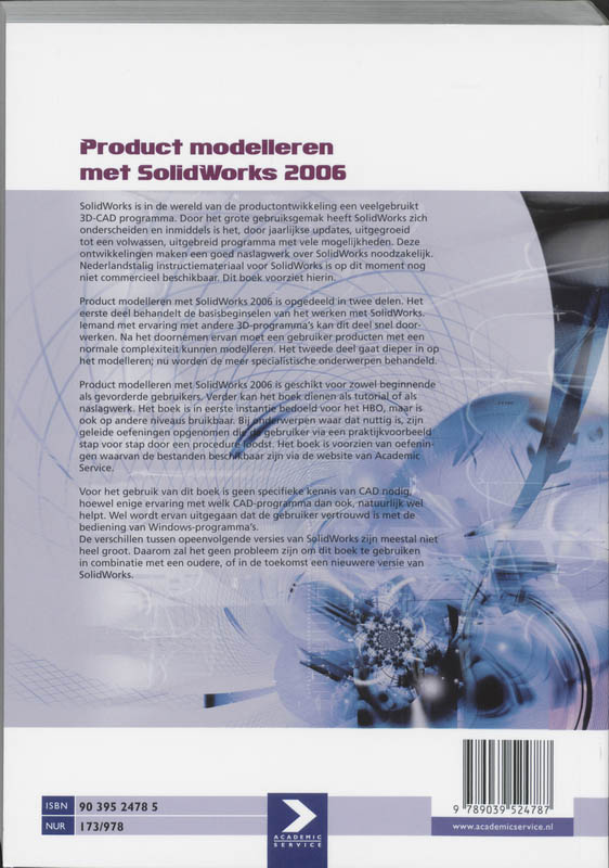 Productmodelleren met SolidWorks / 2006 achterkant