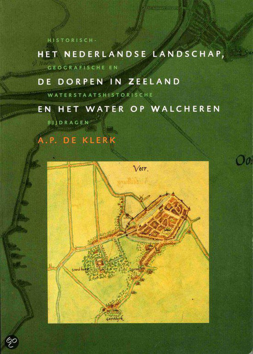 Het Nederlandse landschap de dorpen in Zeeland en het water op Walcheren