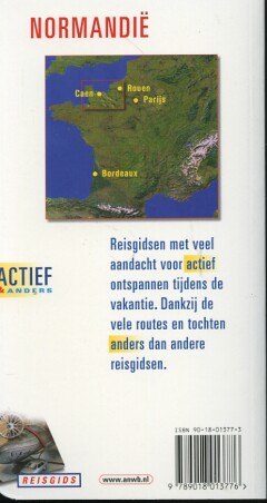 Normandië / ANWB actief & anders achterkant