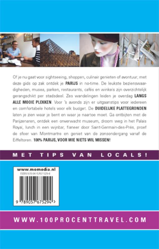 100% Parijs / 100% stedengidsen achterkant