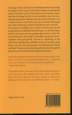 De avonturen van Huckleberry Finn achterkant
