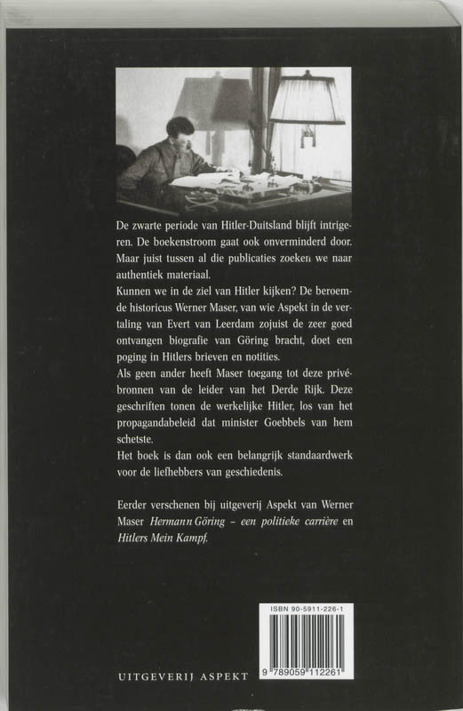 Hitlers Brieven En Notities achterkant