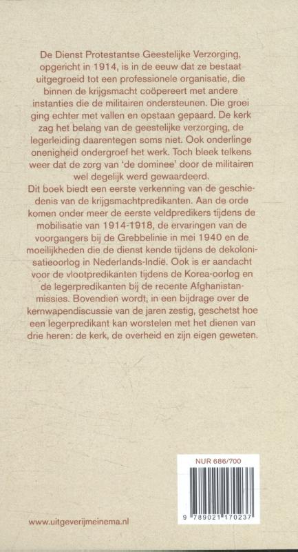 Met het woord onder de wapenen achterkant