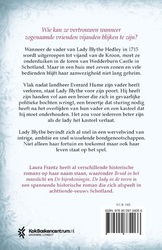 De lady in de toren achterkant