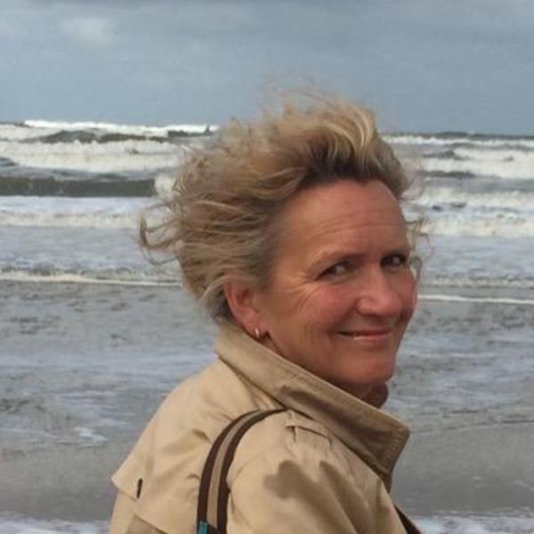 Rosé aan zee achterkant