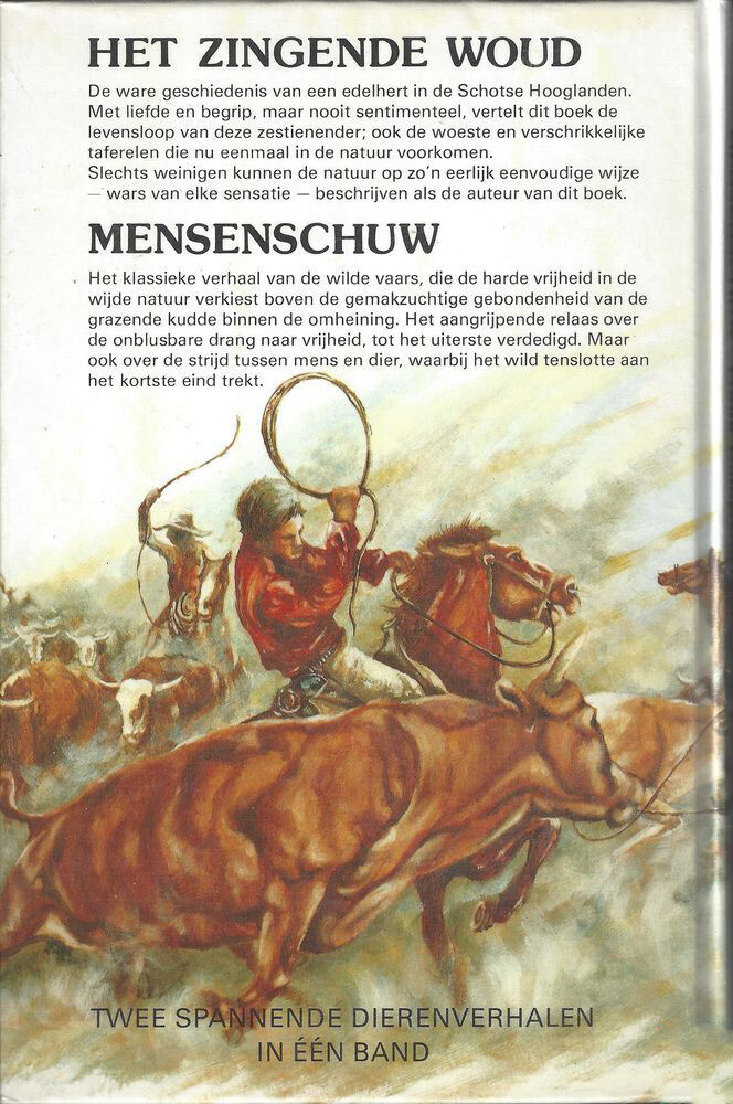 Zingende woud / Mensenschuw achterkant