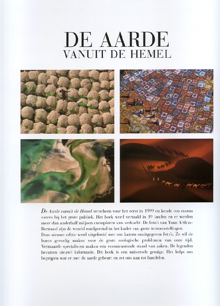 De aarde vanuit de hemel achterkant