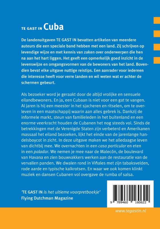 Cuba / Te gast in... achterkant