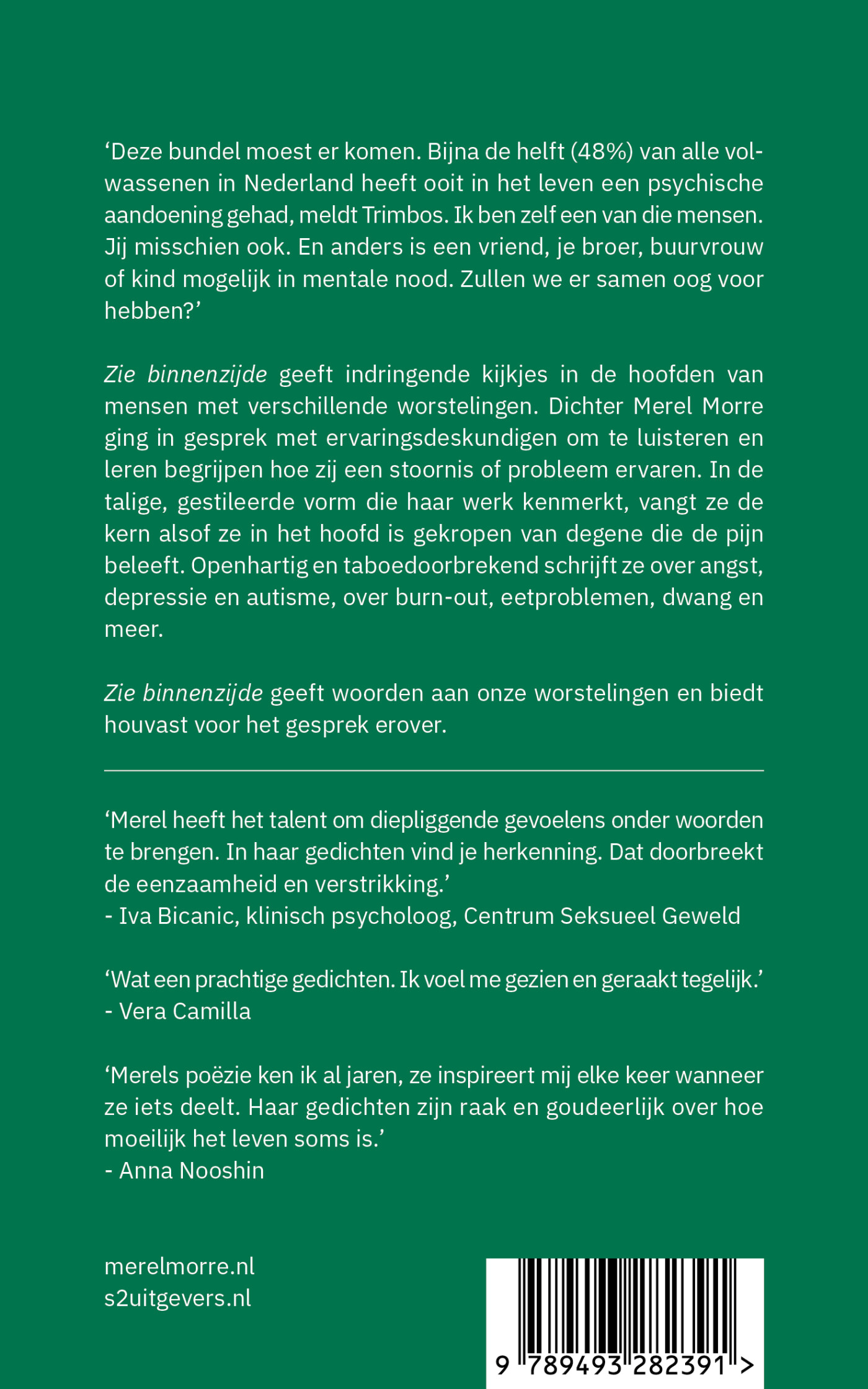 Zie binnenzijde achterkant