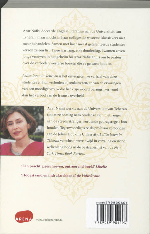 Lolita lezen in Teheran achterkant