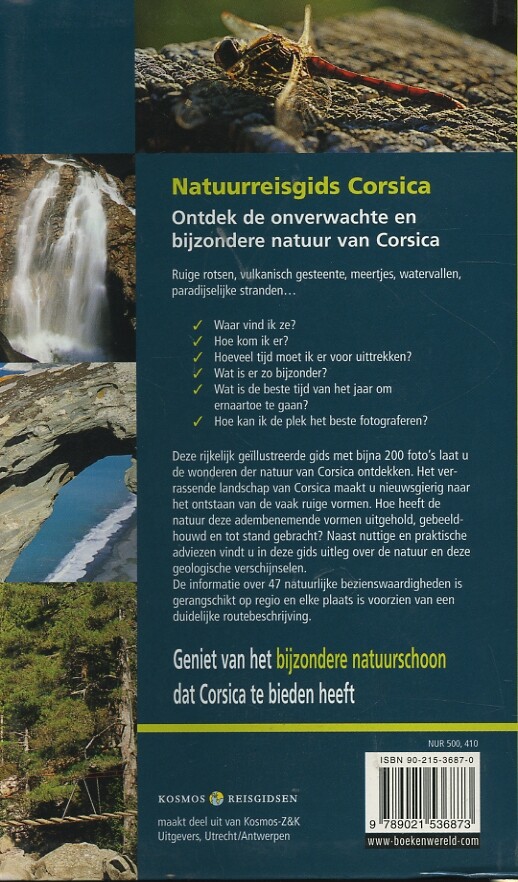 Natuurreisgids Corsica / Natuurreisgids achterkant