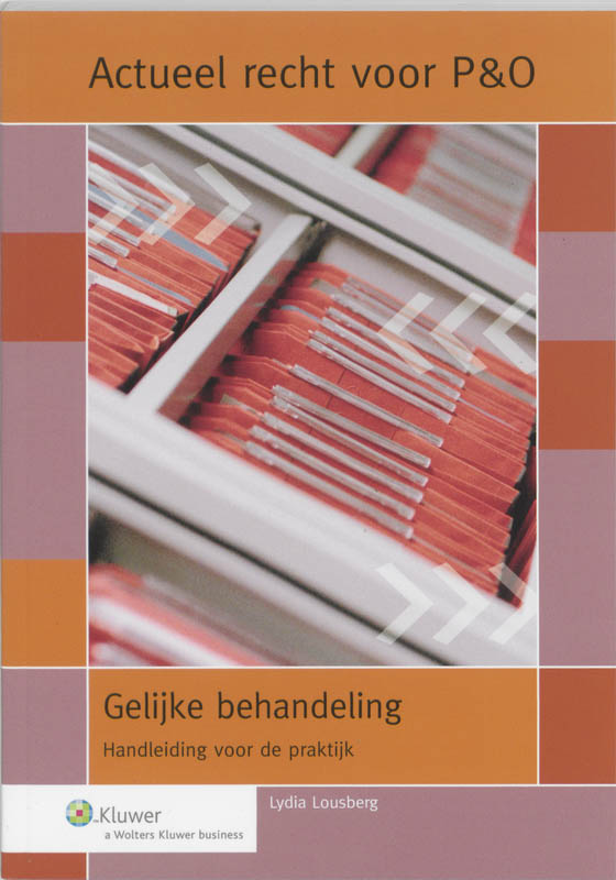 boekenbalie_9789013041767_cover Gelijke behandeling / Actueel Recht voor P&O