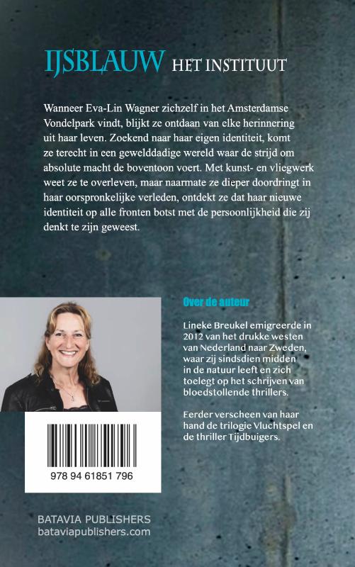 Het instituut / IJsblauw / 1 achterkant
