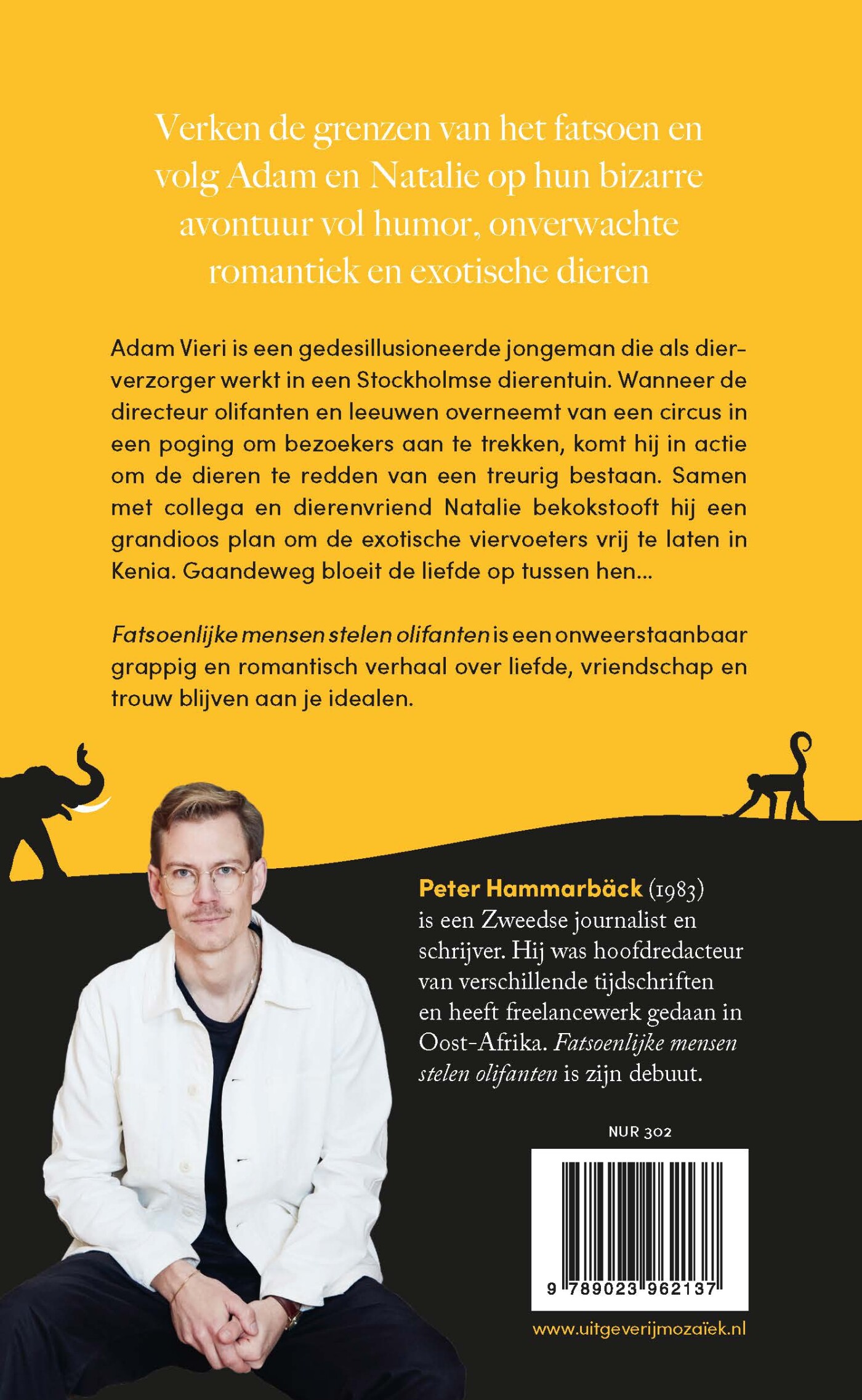Fatsoenlijke mensen stelen olifanten achterkant