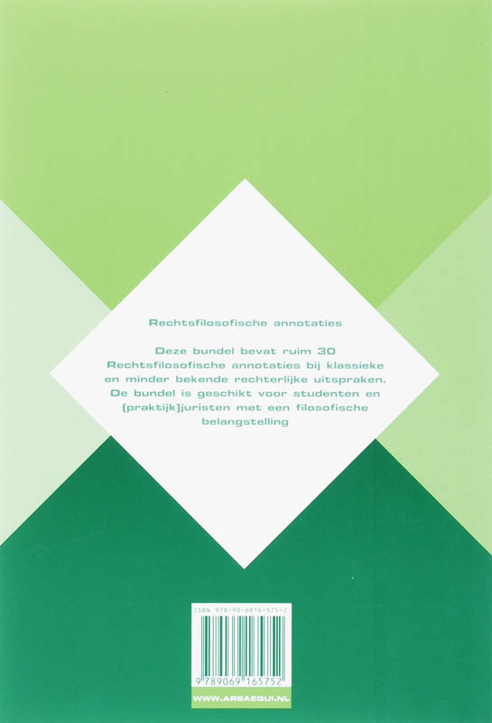 Rechtsfilosofische annotaties achterkant