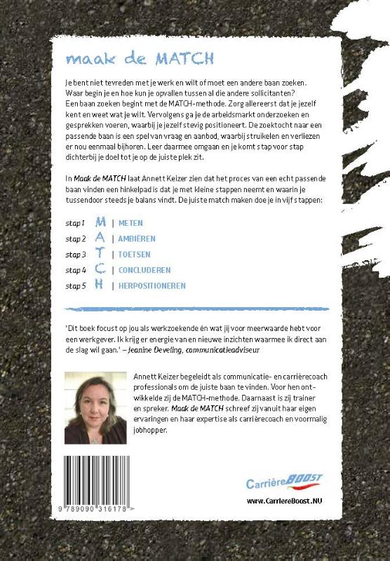Maak de match achterkant