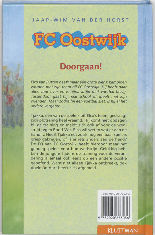 Doorgaan! / FC Oostwijk achterkant