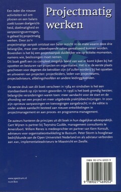 Projectmatig werken achterkant