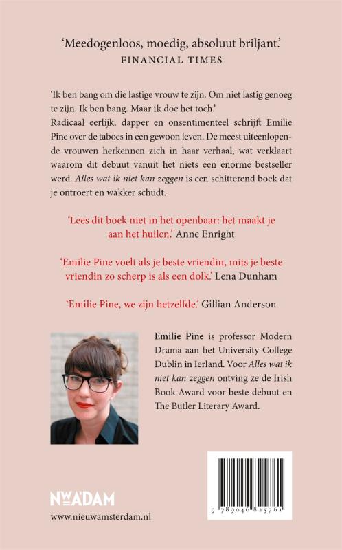 Alles wat ik niet kan zeggen Alles wat ik niet kan zeggen achterkant