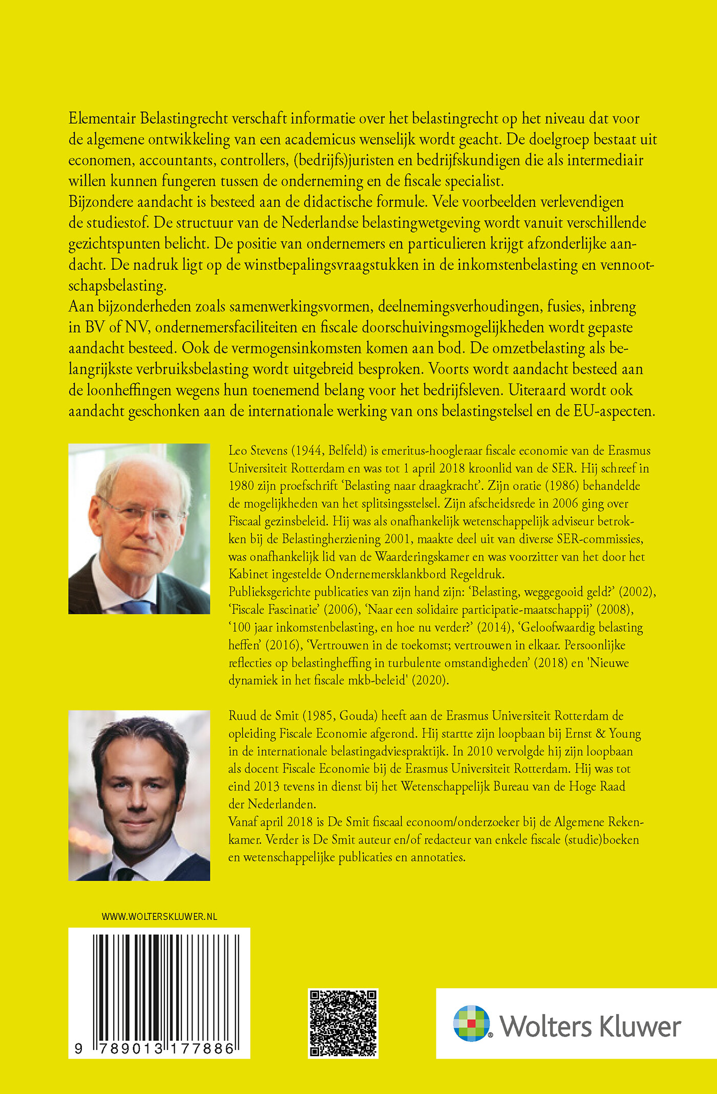 Elementair Belastingrecht / 2024/2025 achterkant