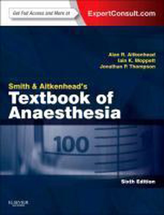 boekenbalie_9780702041921_cover Smith and Aitkenhead's Textbook of Anaesthesia