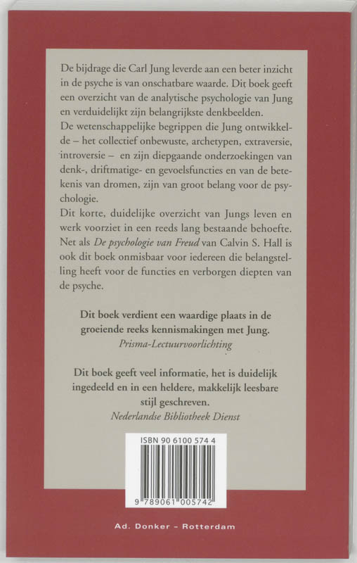 De psychologie van Jung De psychologie van Jung achterkant